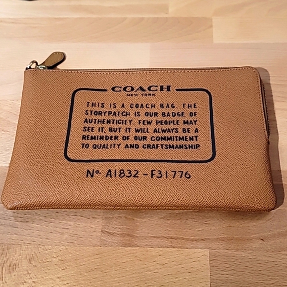 COACH Tan Pouch